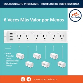 TP-Link Kasa Smart HS300 - Multicontacto Inteligente