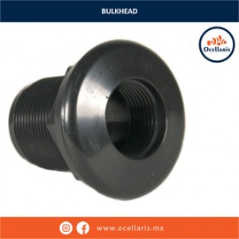Bulkhead 1/2 plg - Roscado x Liso