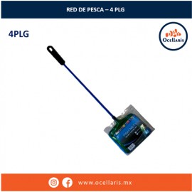 Red fina con mango plástico - 4 plg