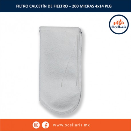 Calcetín de fieltro con cordón - 4x14 plg
