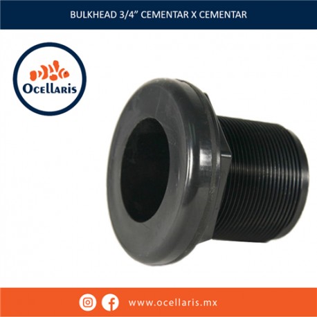Bulkhead 3/4 plg - Liso x Liso