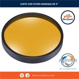 Flipper Lente con Filtro Naranja - 5 Pulgadas