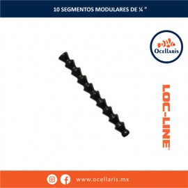 Loc-Line - 10 segmentos modulares de 1/4 plg