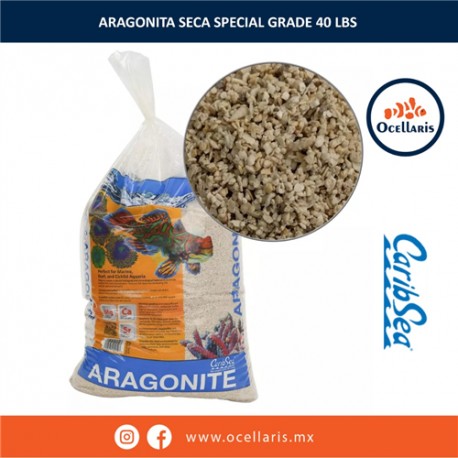 Special Grade - 40 lb - Sustrato de Aragonita Seca