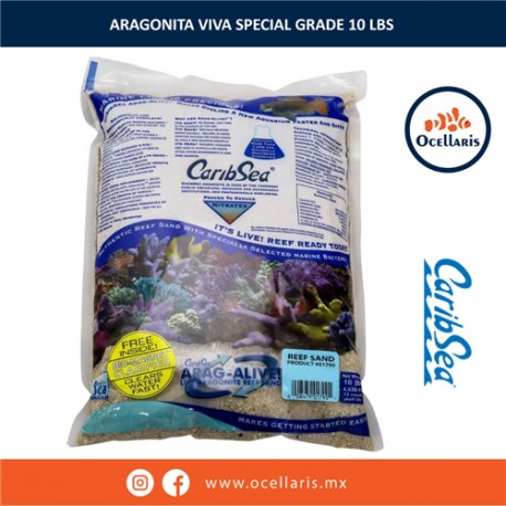 Special Grade - 10 lb - Sustrato de Aragonita viva