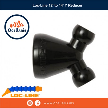 Loc-Line Reductor en Y de 1/2 a 1/4 plg
