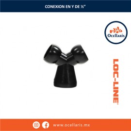 Loc-Line - Conexión en Y de 1/2 plg