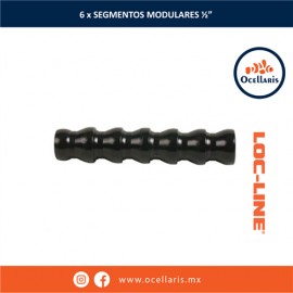Loc-Line - 6 segmentos modulares de 1/2 plg