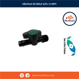 Válvula de bola 5/8 x 1/2 MPT