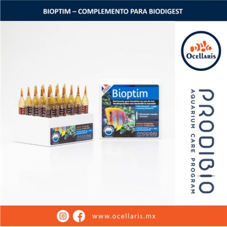 Prodibio Bioptim 30 ampolletas - Complemento bacteria