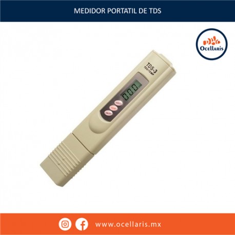 Medidor portátil de TDS
