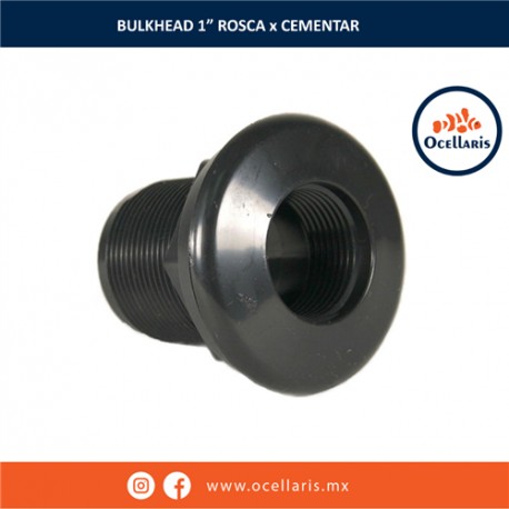 Bulkhead 1 plg - Roscado x Liso