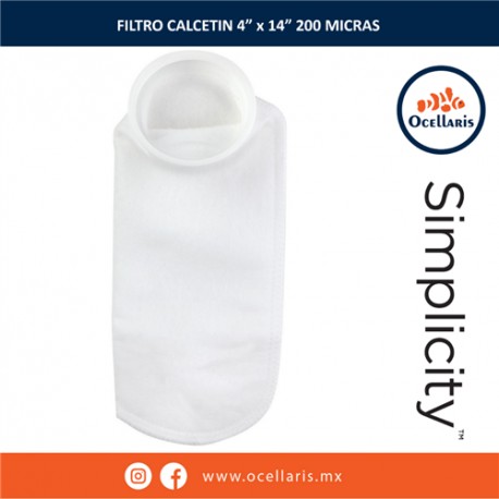 Calcetín de fieltro con anillo de plástico de 4