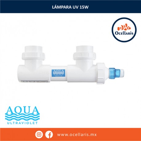 Esterilizador UV Aqua Ultraviolet Classic 15w 3/4 blanco