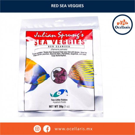 Red Sea Veggies - Hojas de Alga Marina Roja - 30 g
