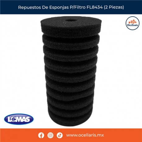 Repuestos de esponjas para filtro FL8434 (2 Piezas)