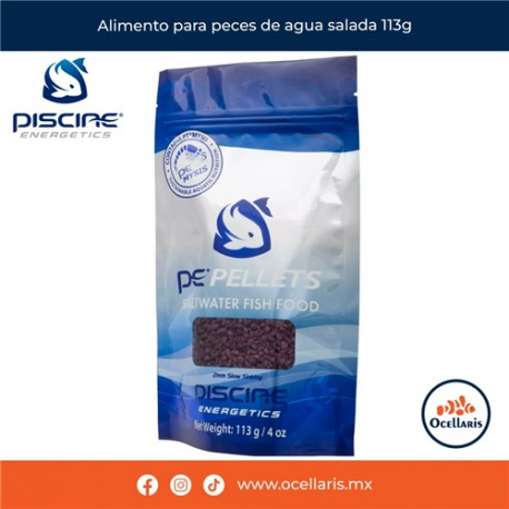 Alimento para peces de agua salada 113g