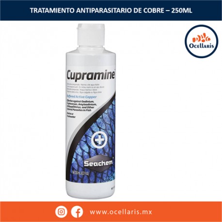 CUPRAMINE - Tratamiento Antiparasitario de Cobre - 250 ml