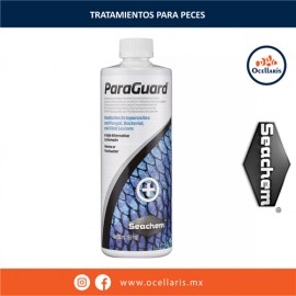Seachem ParaGuard - 500 ml - Tratamiento de parásitos externos en peces