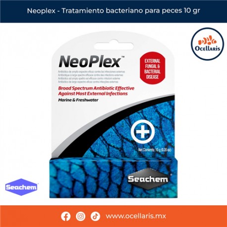 Neoplex - Tratamiento bacteriano para peces 10 gr
