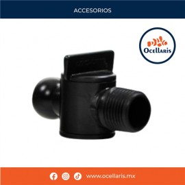 Loc-Line Válvula NPT macho de 1/2 plg