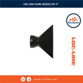Loc-Line Flare Nozzle - Boquilla 3 plg para conexión en 3/4 plg