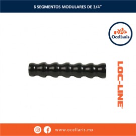 Loc-Line - 6 segmentos modulares de 3/4 plg