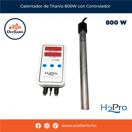 Calentador de Titanio 800W con Controlador