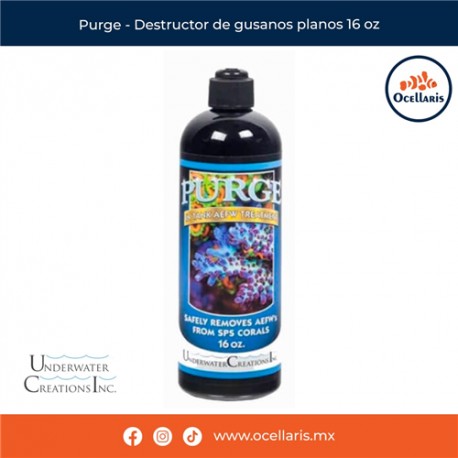 Purge - Destructor de gusanos planos 16 oz