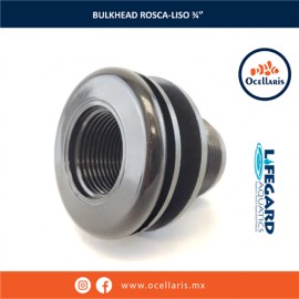 Bulkhead 3/4 plg - roscado x liso