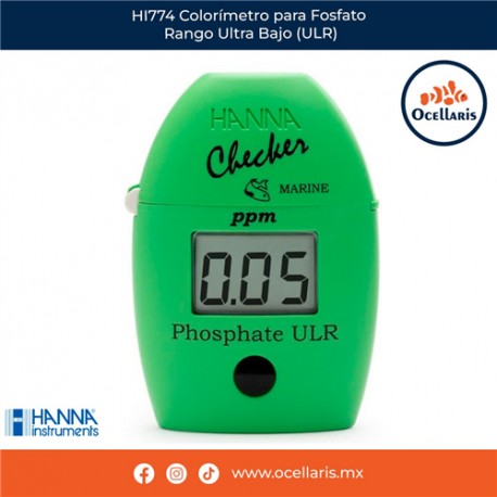 HI774 Hanna Checker - Colorímetro Fosfato Rango Ultra Bajo (ULR)