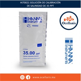 HI70024 Solución de Calibración de Salinidad de 35 ppt