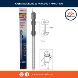 Calentador Eheim Jager 200w - Para 300 a 400 Litros