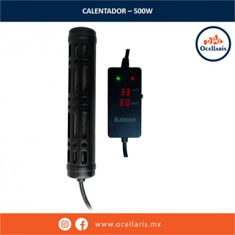 Calentador Mantis Rubicon con controlador 500w - Para 500 Litros