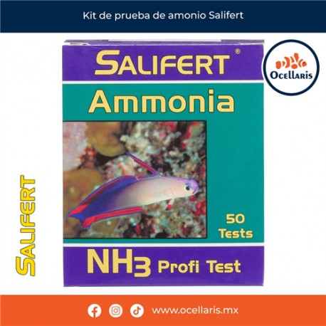 Kit de prueba de amonio Salifert