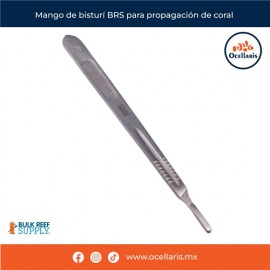 Mango de bisturí BRS para propagación de coral