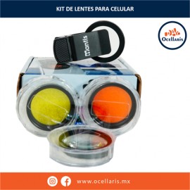 Kit de lentes para fotografía y video en acuario
